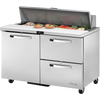 True TSSU-48-12D-2-HC~SPEC3 Sandwich/Salad Unit with Door/Drawers and Hydrocarbon Refrigerant~Spec Package 3