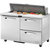 True TSSU-48-12D-2-HC~SPEC3 Sandwich/Salad Unit with Door/Drawers and Hydrocarbon Refrigerant~Spec Package 3