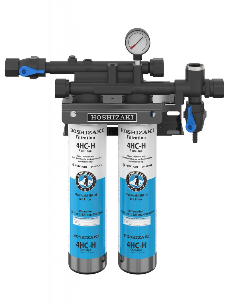 Hoshizaki H9320-52 twin water filter system with manifold and cartridges