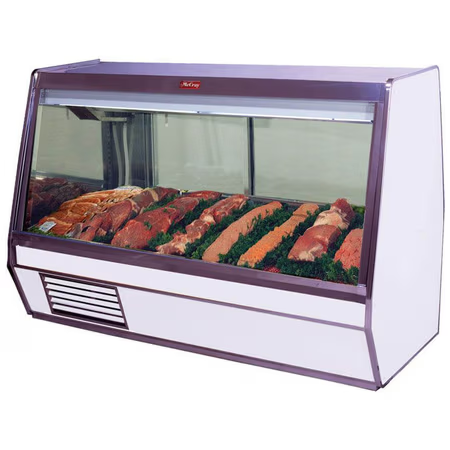 Howard McCray 50" SC-CMS32E-4-LED Flat Glass Red Meat Refrigerated Service Case