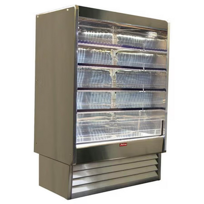 Howard McCray SC-OD35E-4-SL-B 51" Vertical Open Display Merchandiser Case