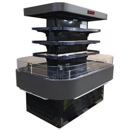 Howard McCray 60" Open Island Refrigerated Merchandiser – SC-OD42I-5-S-LED