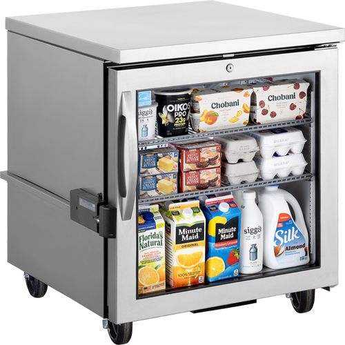True TUC-27G-HST-HC~FGD01 Glass Door Refrigerator with Hydrocarbon Refrigerant~Framed Glass Door Version 01