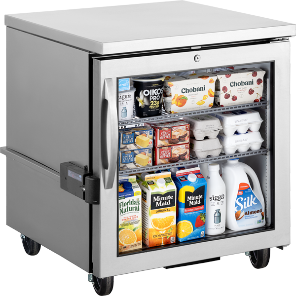 True TUC-27G-HST-HC~FGD01 Glass Door Refrigerator with Hydrocarbon Refrigerant~Framed Glass Door Version 01