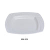 Yanco MM-309 9" Square Soup Plate 12 Oz, Bone White, Pack of 24 (2 Dz )