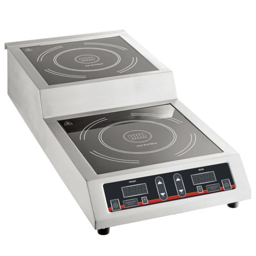 Cookline IC-3600F Double Countertop Induction Cooker - 208-240V, 3600W
