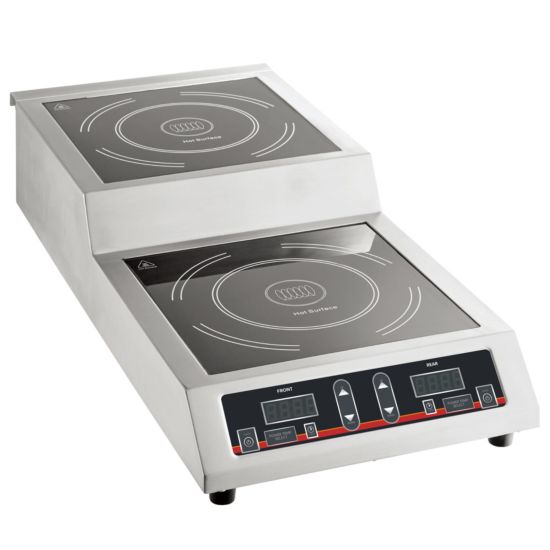Cookline IC-3600F Double Countertop Induction Cooker - 208-240V, 3600W