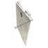 Cross-sectional view of the Heavy Duty Aluminum Idli Steamer, showcasing the tray handles for easy lifting and stacking.