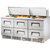 True TFP-72-30M-D-6-HC Drawered Food Prep Unit