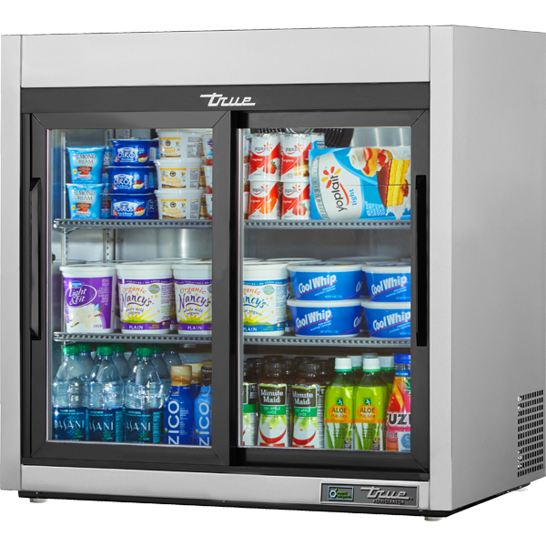 True TSD-09G-HC-LD Reach-In Glass Slide Door Refrigerator