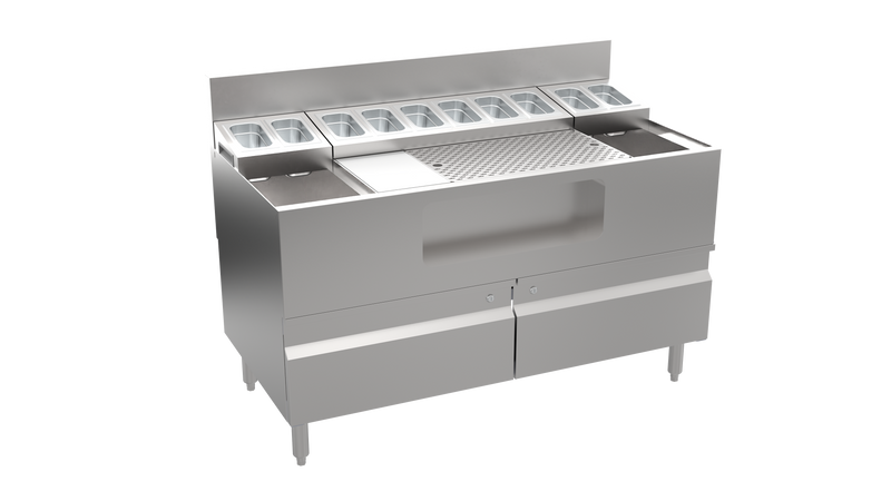 Krowne Alchemy Series The Forty-Eight Lab “C” – 48″ Stainless Steel Bar Station