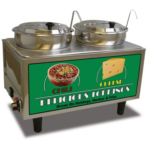 BenchmarkUSA™ Chili & Cheese Warmer by Winco - Available in Different Models