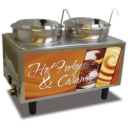 BenchmarkUSA™ Hot Fudge/Caramel Warmer by Winco - Available in Different Models