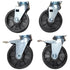 Imperial 10-39948 set of four swivel plate casters, two with brakes