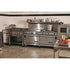Imperial IRF-2525 Pro Series 25lb Split Pot Tube Fired Burners Gas Fryer