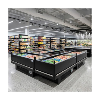 Coldline ISLAND-DT80 82" Dual-Temperature Island Merchandiser