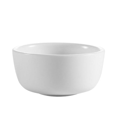 CAC Chinaware Clinton-rolled edge Jung Bowl PW 9.5oz 4 3/8"