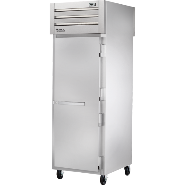 True STA1HPT-1S-1S Pass-Thru Solid Front/Solid Rear Swing Doors Heated Cabinet