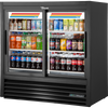 True GDM-41C-48-HC-LD Slide Door Lower Height Standard Depth Refrigerator
