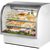 True TCGG-48-HC-LD Curved Glass Refrigerated Deli Case