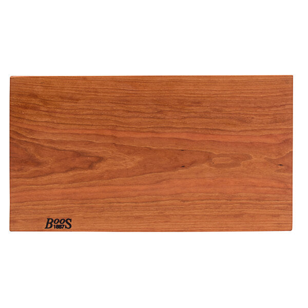John Boos CHY-RST2112175 Cherry Rustic Edge Cutting Board