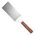 Winco TN Series Stainless Steel Turners & Spatulas with Wooden Handles