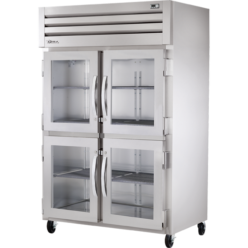 True STR2R-4HG-HC Reach-In Glass Half Swing Door Refrigerator