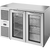 True TBR48-RISZ1-L-S-GG-1 Reach-In Single Zone Refrigerator with Left Side Refrigeration System. Stainless Exterior and Glass Swing Doors