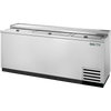 True TD-80-30-S-HC Solid Slide Lid Stainless Steel Deep Well Horizontal Bottle Cooler with Hydrocarbon Refrigerant