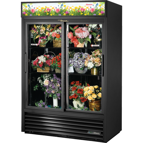 True GDM-47FC-HC-LD Slide Door Refrigerator