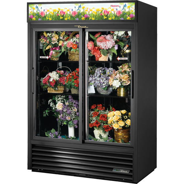 True GDM-47FC-HC-LD Slide Door Refrigerator