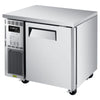 Turbo Air JUF-36S-N J Series Side Mount Undercounter Freezer One Section, 5.66 cu. ft