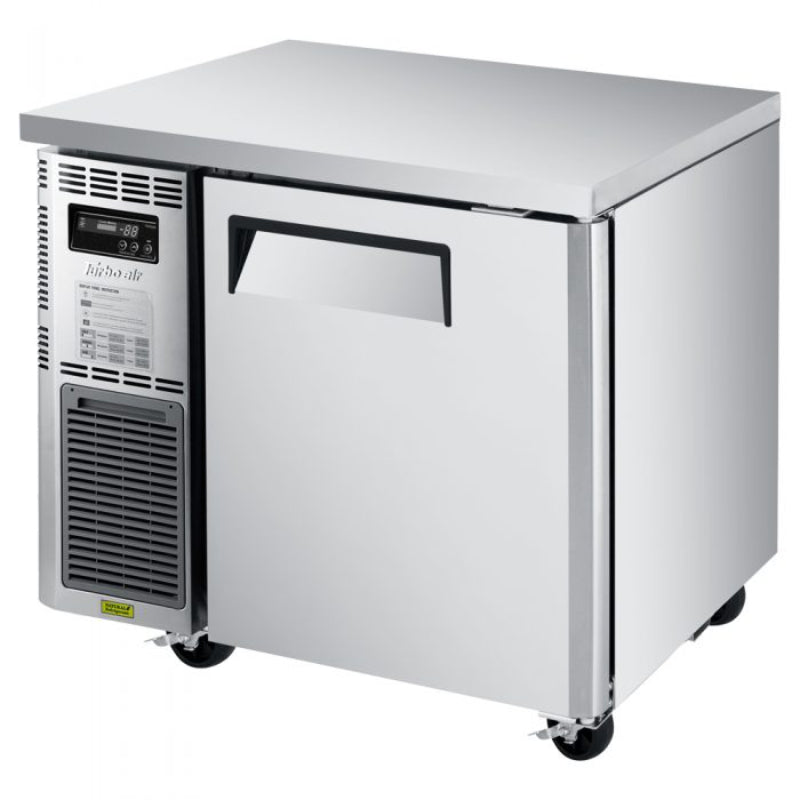 Turbo Air JUF-36S-N J Series Side Mount Undercounter Freezer One Section, 5.66 cu. ft
