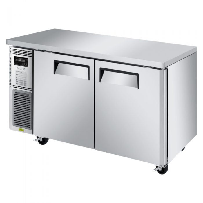 Turbo Air JUF-60S-N J Series Side Mount Undercounter Freezer Two Section, 11.31 cu. ft.