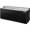 True TD-80-30-HC Solid Slide Lid Deep Well Horizontal Bottle Cooler with Hydrocarbon Refrigerant