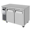 Turbo Air JUR-48-N6 J Series Side Mount Undercounter Refrigerator Two Section, 9.93 cu. ft.