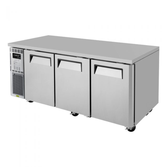 Turbo Air JUR-72-N6 J Series Side Mount Undercounter Refrigerator Three Section, 17.2 cu. ft.