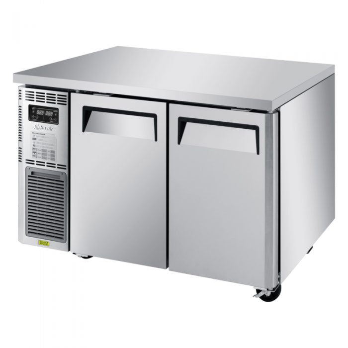 Turbo Air JURF-48-N J Series Side Mount Undercounter Dual Temp Refrigerator/Freezer Two Section, 4.96 cu. ft.