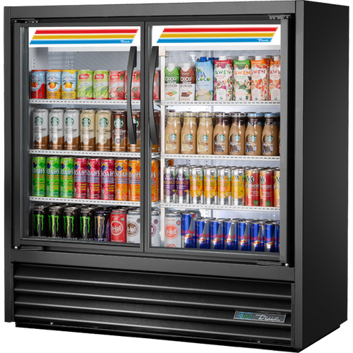 True TVM-48SL-48-HC~VM01 Slim Line Refrigerator with Hydrocarbon Refrigerant~Visual Merchandiser Version 01