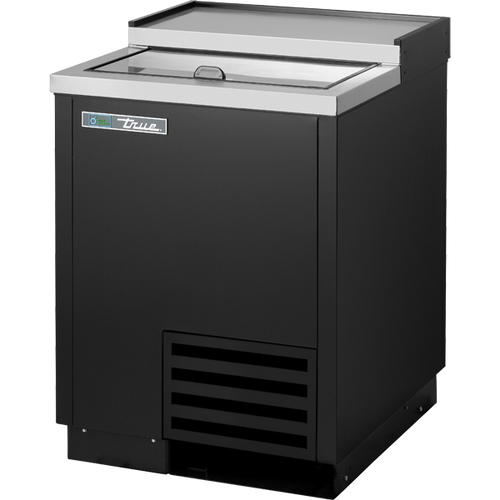 True T-24-GC-HC Solid Slide Lid Glass and Plate Chiller/Froster with Hydrocarbon Refrigerant