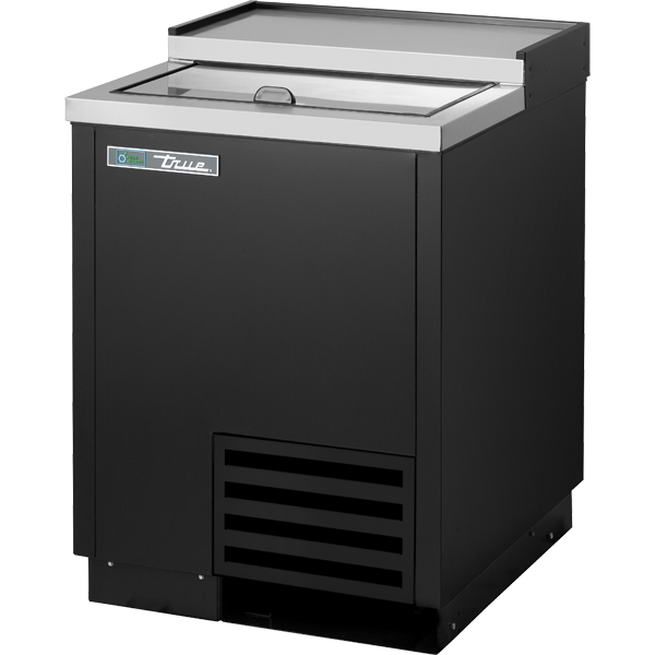 True T-24-GC-HC Solid Slide Lid Glass and Plate Chiller/Froster with Hydrocarbon Refrigerant