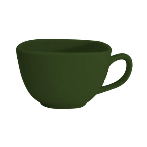CAC Chinaware Color Arts Square Cup Green 8oz 3 3/4"