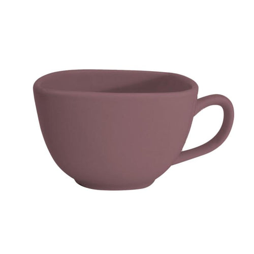 CAC Chinaware Color Arts Square Cup Plum 8oz 3 3/4"