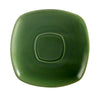 CAC Chinaware Color Arts Square Saucer Green For KC-1-G 6"