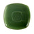 CAC Chinaware Color Arts Square Saucer Green For KC-1-G 6