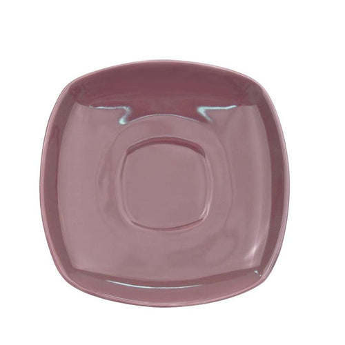CAC Chinaware Color Arts Square Saucer Plum For KC-1-PLM 6"