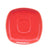 CAC Chinaware Color Arts Square Saucer Red For KC-1-R 6