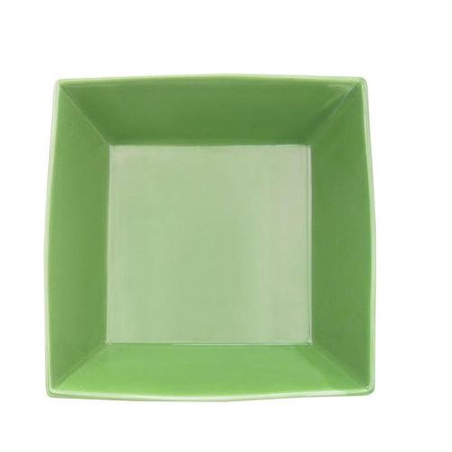 CAC Chinaware Color Arts Square Bowl Green 15oz 6"