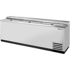 True TD-95-38-S-HC Solid Slide Lid Stainless Steel Deep Well Horizontal Bottle Cooler with Hydrocarbon Refrigerant