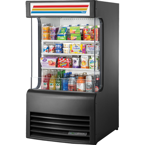 True TAC-14GS-HC-LD Glass Sided Refrigerator with Hydrocarbon Refrigerant & LED Lighting